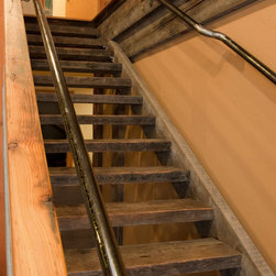 Roughsawn Fir Stairs - Building Materials