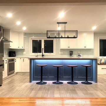 Open Floor Kitchen Remodel, Manchester CT