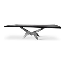 Suar Rugby Black Dining Table - Dining Tables