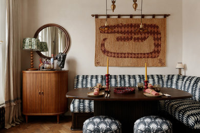 Photo of a bohemian dining room in London.
