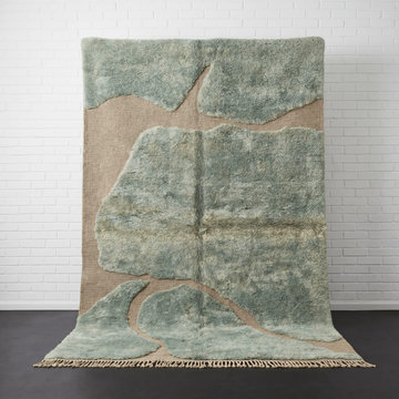 Sage Green Mrirt Moroccan Rug | Africancreates