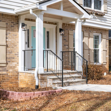 Timeless Curb Appeal: Front Portico Perfection