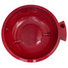 ALFI brand FireHotTub-RW Dark Red Fire Burning Portable Outdoor Hot Tub