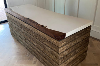 Custom built home office / desk