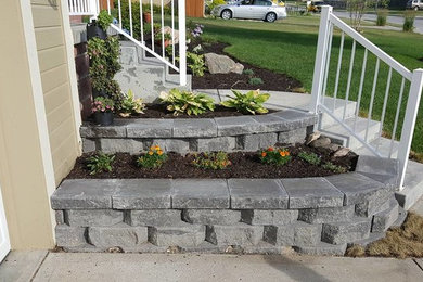 6" Denver Block Wall With Softscape