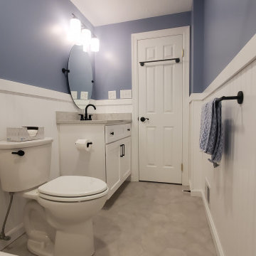 Brockport Blue Bathroom