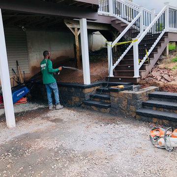Patio/Steps/Firepit/SittingWall