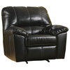 Rocker Recliner in Black - Durant Collection (w Power)