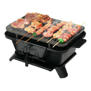 VEVOR 23 inch Portable Charcoal Grill, Flat Top Propane GAS Grills, Compact Foldable Grill, Heavy Duty Steel BBQ Grill, Mini S