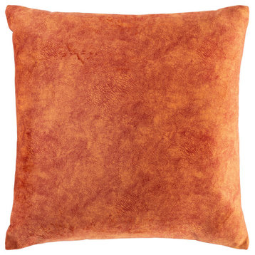 Collins OIS-005 Pillow Cover, Rust/Burnt Orange, 20"x20", Pillow Cover Only
