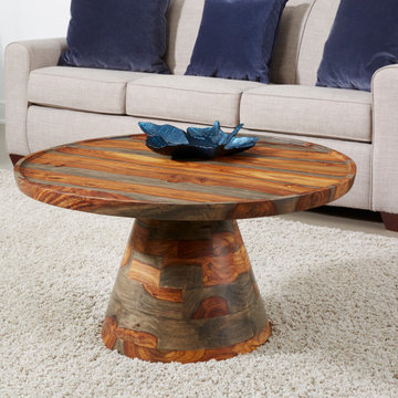 Jamiel Solid Wood Cocktail Table