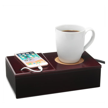 Cell Phone and Coffee Charging Cubby