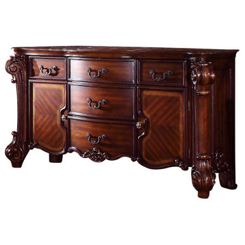 Acme Vendome Traditional Dresser/Server With Four Drawers and Two Doors, Cherr