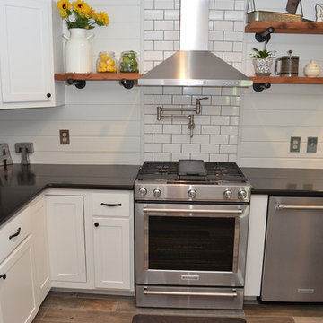 Knox, IN. BaileyTown USA, Modern White Farmhouse Kitchen