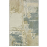 Mohawk Home - Mohawk Home Fusion Neutral Abstract, 6' X 9' - Inspired by the artistic washes of color that cover contemporary art masterpieces, the Mohawk Home Fusion Area Rug features a modern abstract design in hazy hues of grey, blue, tan, beige, and cream. Made with exclusive EverStrand, a premium polyester yarn created from post-consumer recycled plastic bottles, this eco-friendly rug offers a soft feel and superior color clarity with the dependable durability needed for busy households. Available in scatters, runners, 5x8, 8x10, and other popular sizes, this area rug is a great choice for adding style to a variety of spaces in your home.
