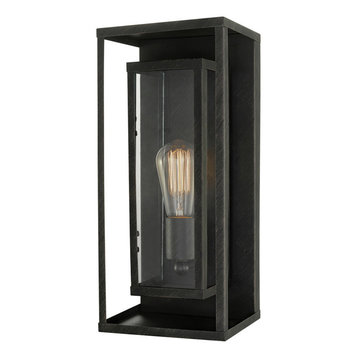Montague Outdoor Collection 1-Light Bronze Wall Mount Sconce