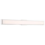 Access Lighting - Access LightinCiti, 48" 35W 1 LED Bath Vanity, Brushed Nickel/Satin Nickel - Warranty:   ColoCiti 48 Inch 35W 1 L Brushed Steel AcryliUL: Suitable for damp locations Energy Star Qualified: n/a ADA Certified: YES  *Number of Lights: 1-*Wattage:35w Dedicated LED bulb(s) *Bulb Included:Yes *Bulb Type:Dedicated LED *Finish Type:Brushed Steel