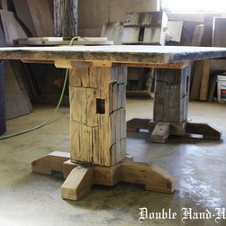 Reclaimed Wood (Rectangular) Pedestal Tables - Products