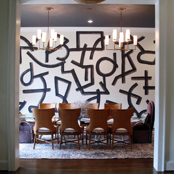 Strokes of Genius… abstract wall finish