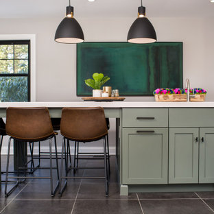 Transitional with a Twist Kitchen