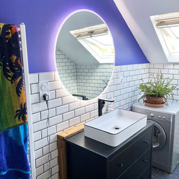 Rénovation globale appartement nantes centre - salle de bain