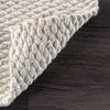 nuLOOM Hand Woven Hailey Jute, Off-White, 2'6"x8'