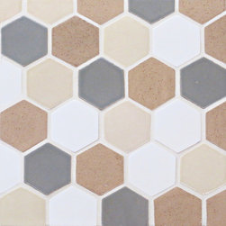 Creamy Hexagon Tile - Wall And Floor Tile