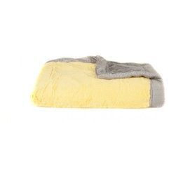 Sunshine & Gray Lush Blanket - Products