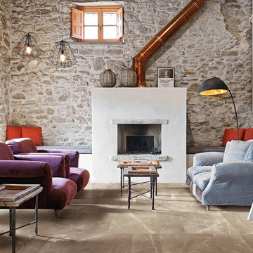 Splendor Floor Tile in Amani Bronze