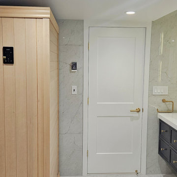 Modern Basement Spa Bathroom