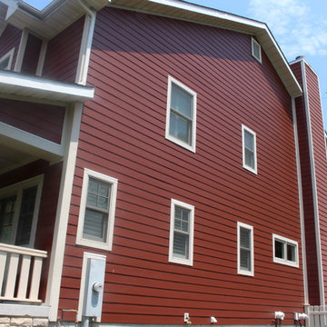 Countrylane Red James Hardie Siding | Kirkwood, MO 63122