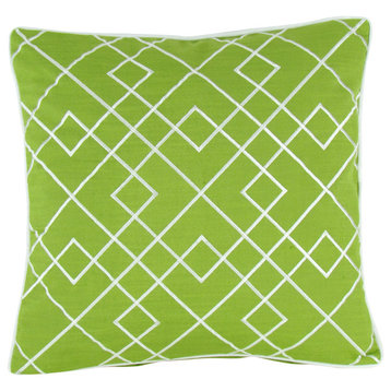Estancia Decorative Pillow, Lime Green