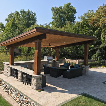 Pool Pavilion gazebo in novi, mic