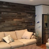 Reclaimed Wood Wall Paneling, Gray, 5.5" Wide, Unsealed, 20 sq. ft.