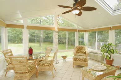 Interior Solid Roof Cathedral Sunroom