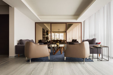 Example of a minimalist home design design in Mexico City
