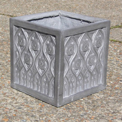 Clayfibre Moroccan Square Planter - Outdoor Plant Pots & Planters