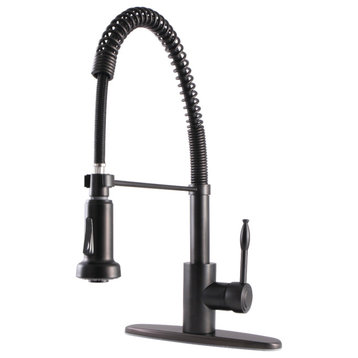 GSY8885NKL Nustudio Single-Handle Pre-Rinse Kitchen Faucet, Oil Rubbed Bronze