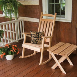 Cedar Classic Porch Rocker - Patio Furniture And Outdoor Furniture