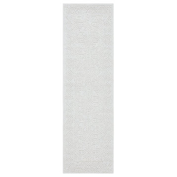 Safavieh Textural Collection TXT101A Rug, Ivory, 2'3" X 8'