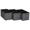 6 ct Open Fabric Cube Storage Bins
