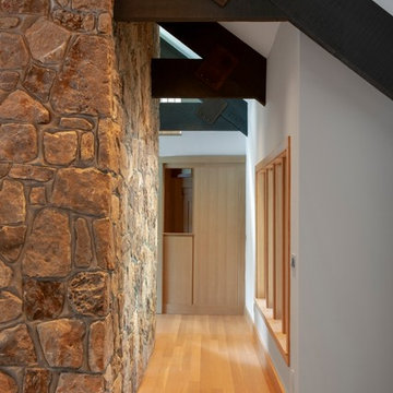 Rift Sawn White Oak Floors & Stairs - Custom Home