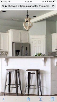 Existing Alabaster Trim Too Warm For Sea Salt Sea Salt Alternatives