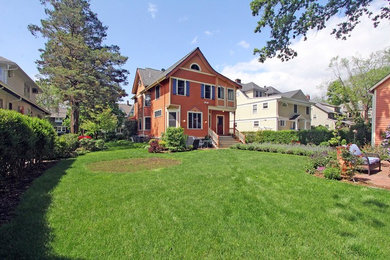 This is an example of a traditional landscaping in New York.