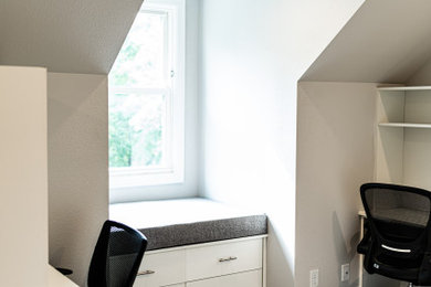 Minimalist home office photo in Seattle
