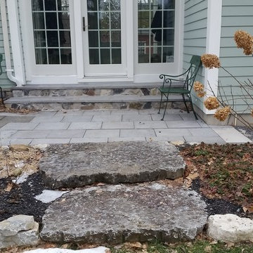 Faux Flagstone Paver Steps