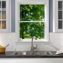 Fasade Traditional 4 in Matte White - Home Decor