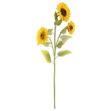 53" Yellow Sunflower Spray