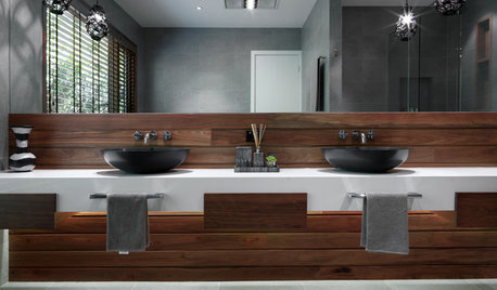 Black Features That'll Give Your Bathroom an Edge