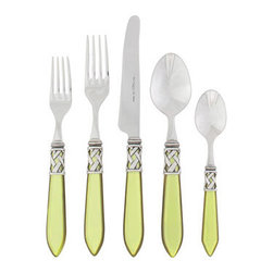 Aladdin Chartreuse Antique Flatware - Dinnerware